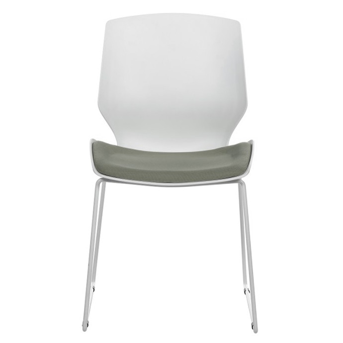 GENUINE ΚΑΡΕΚΛΑ ΓΡΑΦΕΙΟΥ ΕΠΙΣΚΕΠΤΗ 48x43xY88cm PP ΛΕΥΚΟ-ΓΚΡΙ