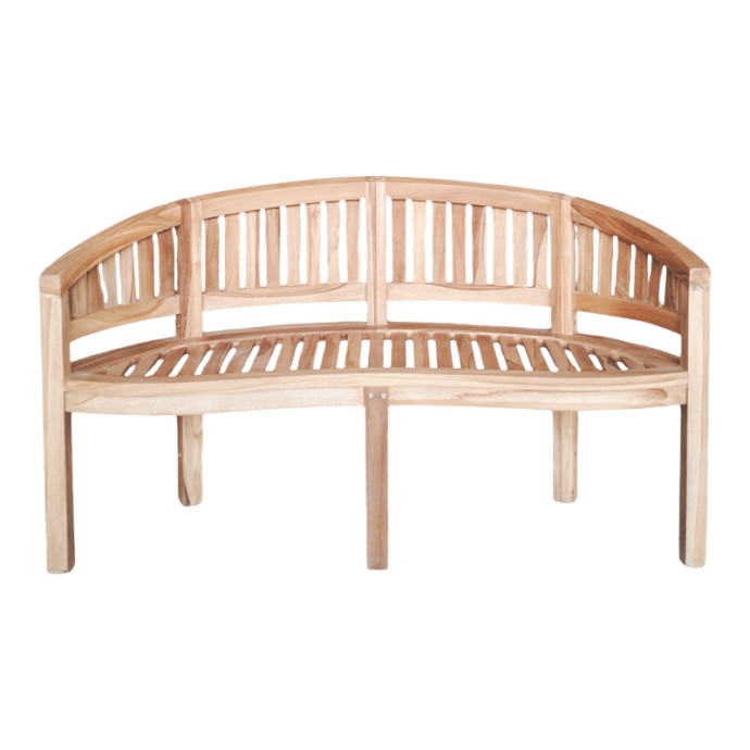COREN ΠΑΓΚΑΚΙ ΤΡΙΘΕΣΙΟ 150X61X87ΕΚ ΦΥΣΙΚΟ TEAK ΞΥΛΟ 