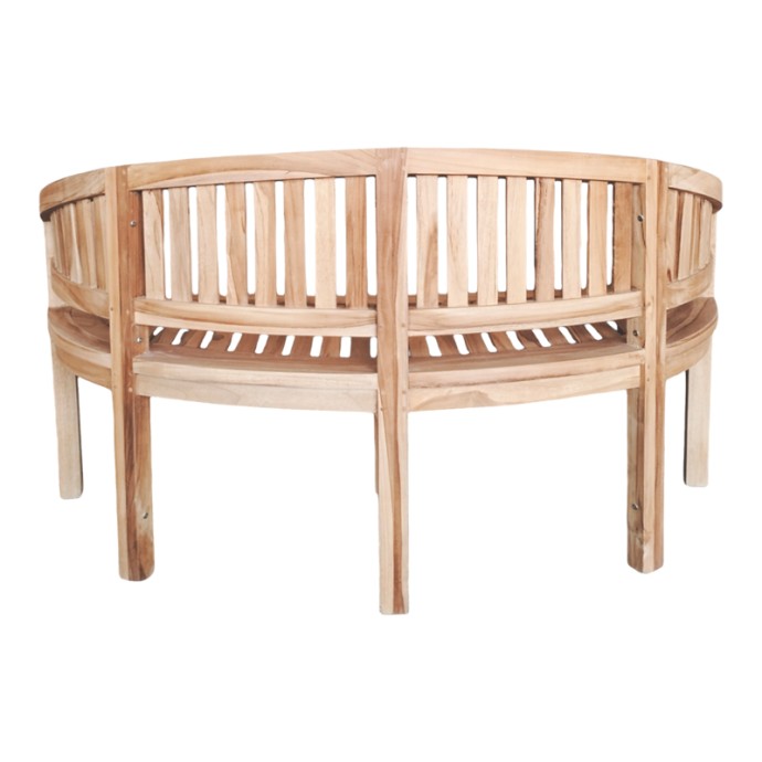 COREN ΠΑΓΚΑΚΙ ΤΡΙΘΕΣΙΟ 150X61X87ΕΚ ΦΥΣΙΚΟ TEAK ΞΥΛΟ 