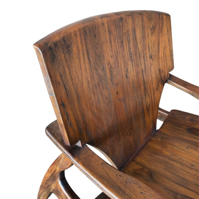 BRAZIN ΠΟΛΥΘΡΟΝΑ 72X71X77ΕΚ TEAK ΚΑΡΥΔΙ 