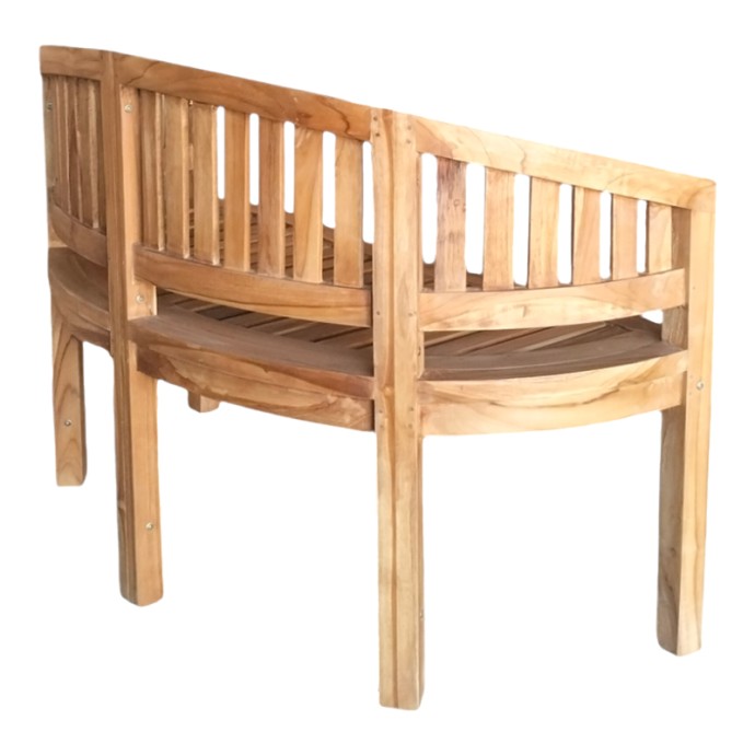 COREN ΠΑΓΚΑΚΙ ΔΙΘΕΣΙΟ 130X61X87ΕΚ ΦΥΣΙΚΟ TEAK ΞΥΛΟ 