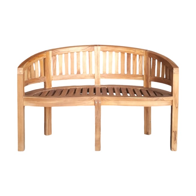COREN ΠΑΓΚΑΚΙ ΔΙΘΕΣΙΟ 130X61X87ΕΚ ΦΥΣΙΚΟ TEAK ΞΥΛΟ 