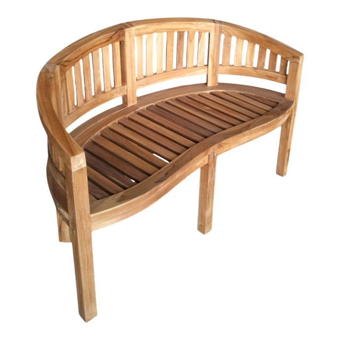 COREN ΠΑΓΚΑΚΙ ΔΙΘΕΣΙΟ 130X61X87ΕΚ ΦΥΣΙΚΟ TEAK ΞΥΛΟ 