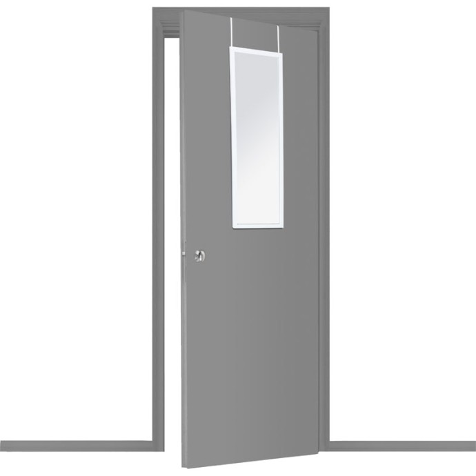 ΚΑΘΡΕΠΤΗΣ ΠΟΡΤΑΣ PWD-0111 34x1.7x94εκ POLYRESIN-ΛΕΥΚΟ