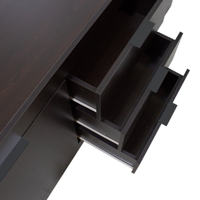 ΜΠΟΥΦΕΣ DOHA 180X45X80.5ΕΚ WENGE 