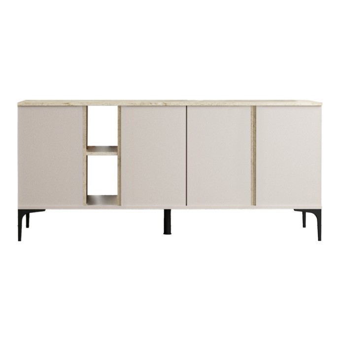 ΜΠΟΥΦΕΣ VETINE 180X45X80ΕΚ ΣΕ ΛΕΥΚΗ ΑΠΟΧΡΩΣΗ 