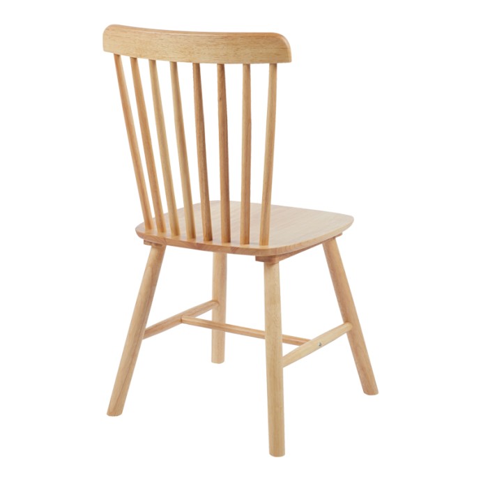 ΚΑΡΕΚΛΑ MELIA 45X51X87ΕΚ RUBBERWOOD ΣΕ ΦΥΣΙΚΗ ΑΠΟΧΡΩΣΗ 