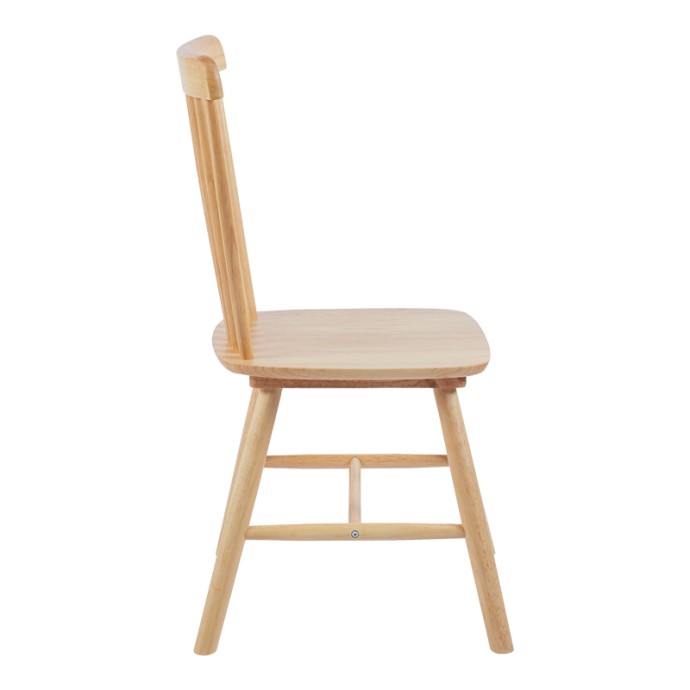ΚΑΡΕΚΛΑ MELIA 45X51X87ΕΚ RUBBERWOOD ΣΕ ΦΥΣΙΚΗ ΑΠΟΧΡΩΣΗ 