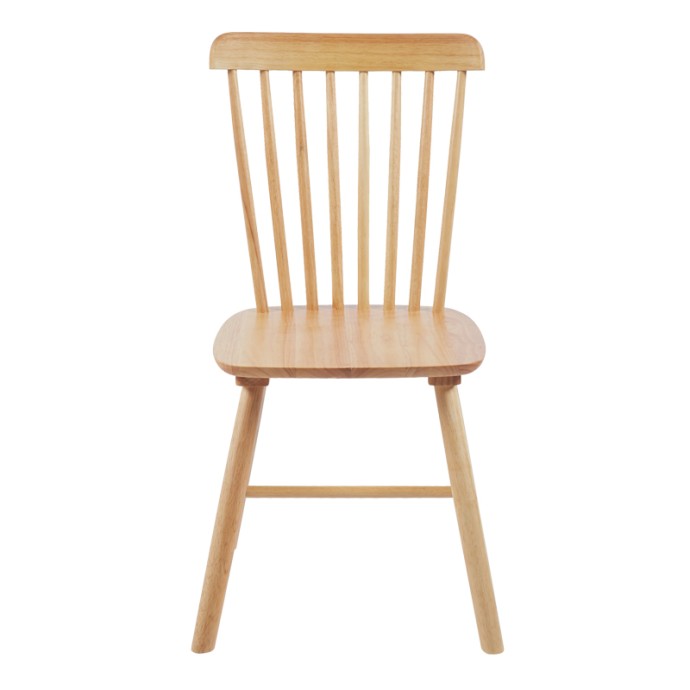 ΚΑΡΕΚΛΑ MELIA 45X51X87ΕΚ RUBBERWOOD ΣΕ ΦΥΣΙΚΗ ΑΠΟΧΡΩΣΗ 