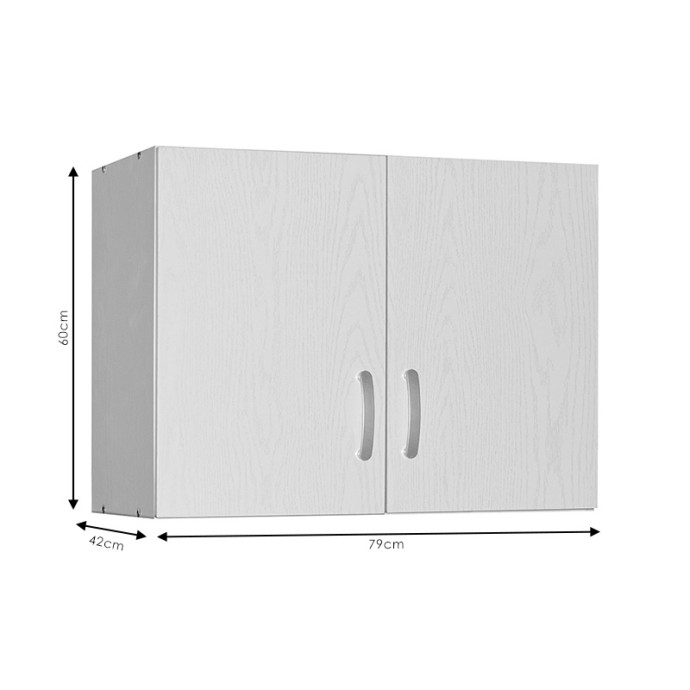 ZELIA ΠΑΤΑΡΙ ΝΤΟΥΛΑΠΑΣ ΔΙΦΥΛΛΟ 79x42x60εκ OAK 