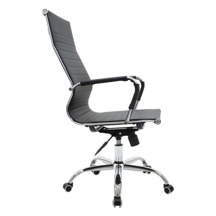 ΚΑΡΕΚΛΑ ΓΡΑΦΕΙΟΥ ΔΙΕΥΘΥΝΤΗ VALTER 55.5x58x108εκ ΜΑΥΡΟ PU
