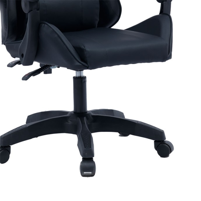 ΚΑΡΕΚΛΑ ΓΡΑΦΕΙΟΥ GAMING WILLIAM 60x59x118cm PU ΜΑΥΡΟ