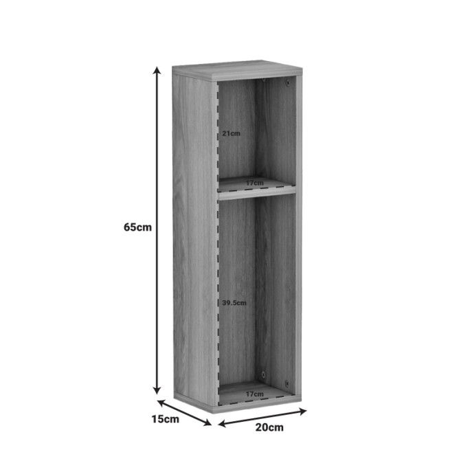 ΕΠΙΔΑΠΕΔΙΑ ΡΑΦΙΕΡΑ RACKS 20X15X65ΕΚ SONOMA ΑΠΟΧΡΩΣΗ 