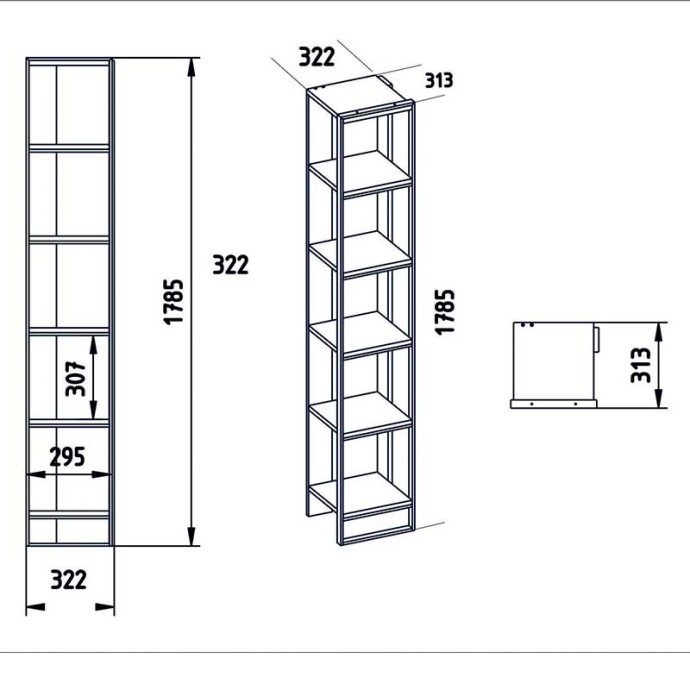 ΒΙΒΛΙΟΘΗΚΗ MARBLE ΧΡΩΜΑ ΛΕΥΚΟ ΜΑΡΜΑΡΟΥ-ΧΡΥΣΟ 32X31,5X178,5ΕΚ
