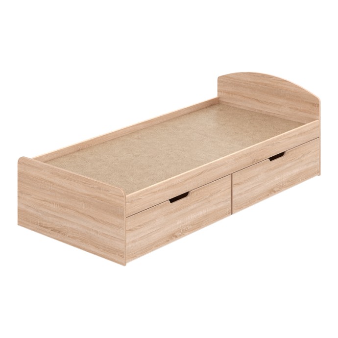 ΚΡΕΒΑΤΙ REGAN ΜΕ ΣΥΡΤΑΡΙΑ ΣΕ OAK ΑΠΟΧΡΩΣΗ 90X200ΕΚ