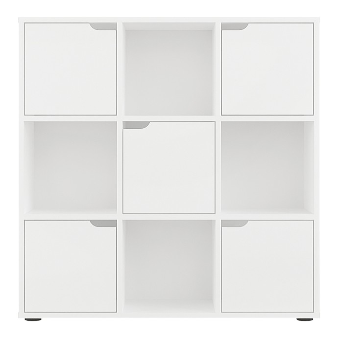 ΒΙΒΛΙΟΘΗΚΗ BOOKEL ΣΕ ΛΕΥΚΗ ΑΠΟΧΡΩΣΗ 88.5X27.5X89.3ΕΚ