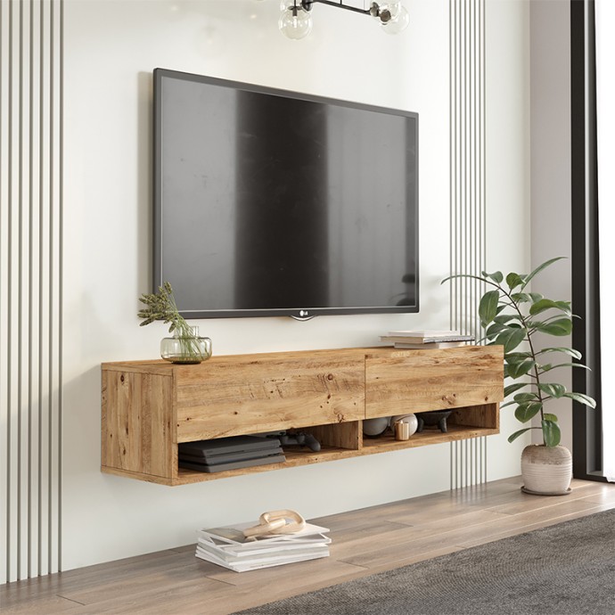 ΕΠΙΠΛΟ ΤΗΛΕΟΡΑΣΗΣ ΕΠΙΤΟΙΧΙΟ ROSCOE SONOMA 140X31.6X29.6ΕΚ