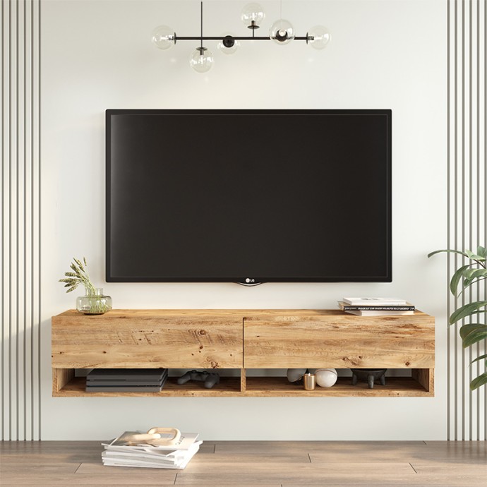 ΕΠΙΠΛΟ ΤΗΛΕΟΡΑΣΗΣ ΕΠΙΤΟΙΧΙΟ ROSCOE SONOMA 140X31.6X29.6ΕΚ