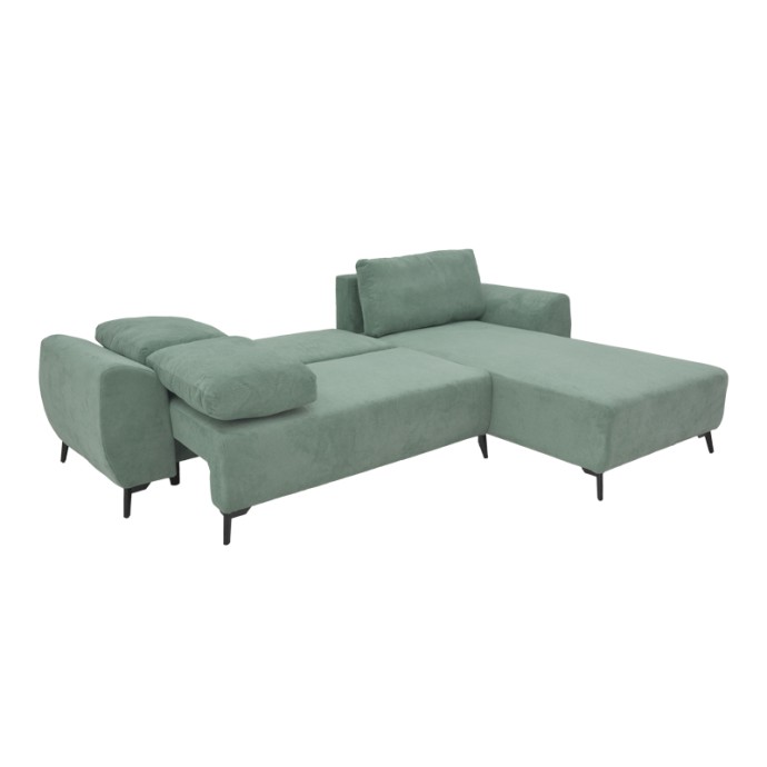 SETTEE ΓΩΝΙΑΚΟΣ KΑΝΑΠΕΣ ΚΡΕΒΑΤΙ 286X204X93ΕΚ ΑΝΑΣΤΡΕΨΙΜΟΣ ΜΕ ΑΠΟΘΗΚΕΥΤΙΚΟ ΧΩΡΟ ΥΦΑΣΜΑ ΜΕΝΤΑ 