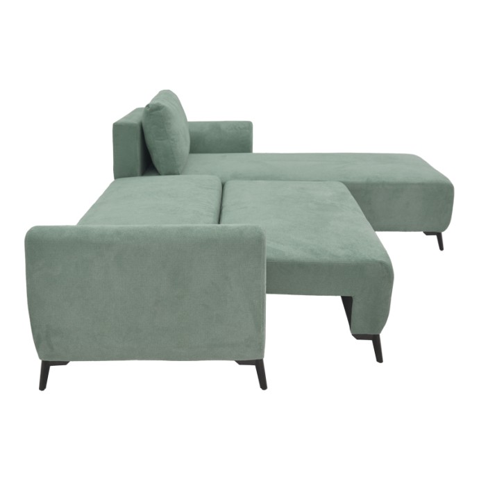 SETTEE ΓΩΝΙΑΚΟΣ KΑΝΑΠΕΣ ΚΡΕΒΑΤΙ 286X204X93ΕΚ ΑΝΑΣΤΡΕΨΙΜΟΣ ΜΕ ΑΠΟΘΗΚΕΥΤΙΚΟ ΧΩΡΟ ΥΦΑΣΜΑ ΜΕΝΤΑ 