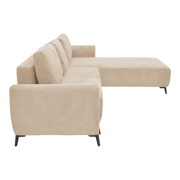 SETTEE ΓΩΝΙΑΚΟΣ KΑΝΑΠΕΣ ΚΡΕΒΑΤΙ 286X204X93ΕΚ ΑΝΑΣΤΡΕΨΙΜΟΣ ΜΕ ΑΠΟΘΗΚΕΥΤΙΚΟ ΧΩΡΟ ΥΦΑΣΜΑ ΜΠΕΖ 
