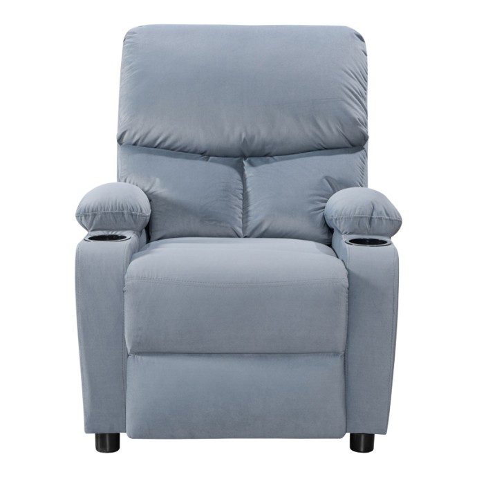 GARTIA ΠΟΛΥΘΡΟΝΑ RELAX ΜΕ ΠΟΤΗΡΟΘΗΚΗ 79X94X102ΕΚ  ΎΦΑΣΜΑ ΒΕΛΟΥΔΟ ΓΚΡΙ 