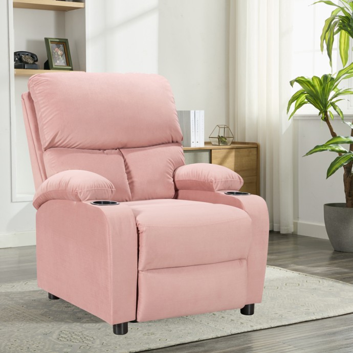 GARTIA ΠΟΛΥΘΡΟΝΑ RELAX ΜΕ ΠΟΤΗΡΟΘΗΚΗ 79X94X102ΕΚ ΎΦΑΣΜΑ ΒΕΛΟΥΔΟ ΣΑΠΙΟ ΜΗΛΟ 