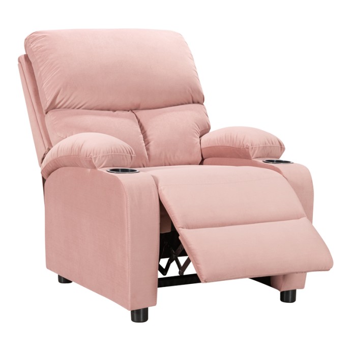 GARTIA ΠΟΛΥΘΡΟΝΑ RELAX ΜΕ ΠΟΤΗΡΟΘΗΚΗ 79X94X102ΕΚ ΎΦΑΣΜΑ ΒΕΛΟΥΔΟ ΣΑΠΙΟ ΜΗΛΟ 