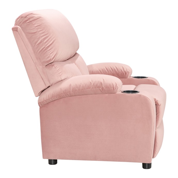 GARTIA ΠΟΛΥΘΡΟΝΑ RELAX ΜΕ ΠΟΤΗΡΟΘΗΚΗ 79X94X102ΕΚ ΎΦΑΣΜΑ ΒΕΛΟΥΔΟ ΣΑΠΙΟ ΜΗΛΟ 