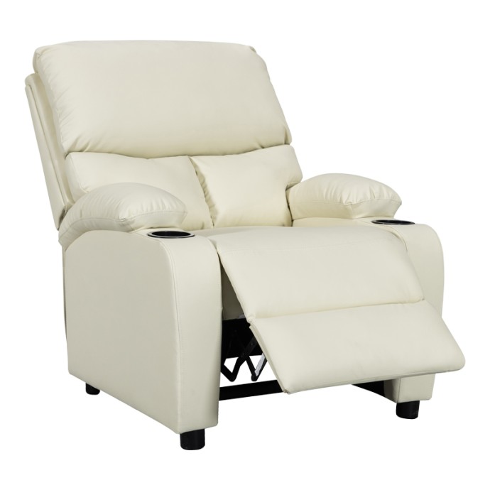GARTIA ΠΟΛΥΘΡΟΝΑ RELAX ΜΕ ΠΟΤΗΡΟΘΗΚΗ 79X94X102ΕΚ PU ΚΡΕΜ 