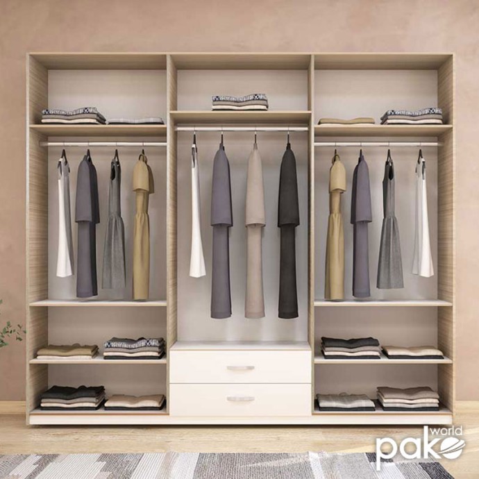 DRUM ΝΤΟΥΛΑΠΑ ΡΟΥΧΩΝ ΕΞΑΦΥΛΛΗ 240X53X209ΕΚ ΜΕ ΣΥΡΤΑΡΙΑ ΧΡΩΜΑ ΦΥΣΙΚΟ-ΛΕΥΚΟ 
