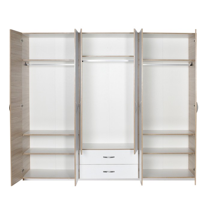 DRUM ΝΤΟΥΛΑΠΑ ΡΟΥΧΩΝ ΕΞΑΦΥΛΛΗ 240X53X209ΕΚ ΜΕ ΣΥΡΤΑΡΙΑ ΧΡΩΜΑ ΦΥΣΙΚΟ-ΛΕΥΚΟ 