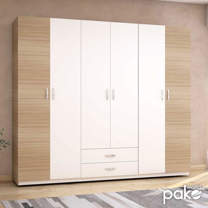 DRUM ΝΤΟΥΛΑΠΑ ΡΟΥΧΩΝ ΕΞΑΦΥΛΛΗ 240X53X209ΕΚ ΜΕ ΣΥΡΤΑΡΙΑ ΧΡΩΜΑ ΦΥΣΙΚΟ-ΛΕΥΚΟ 