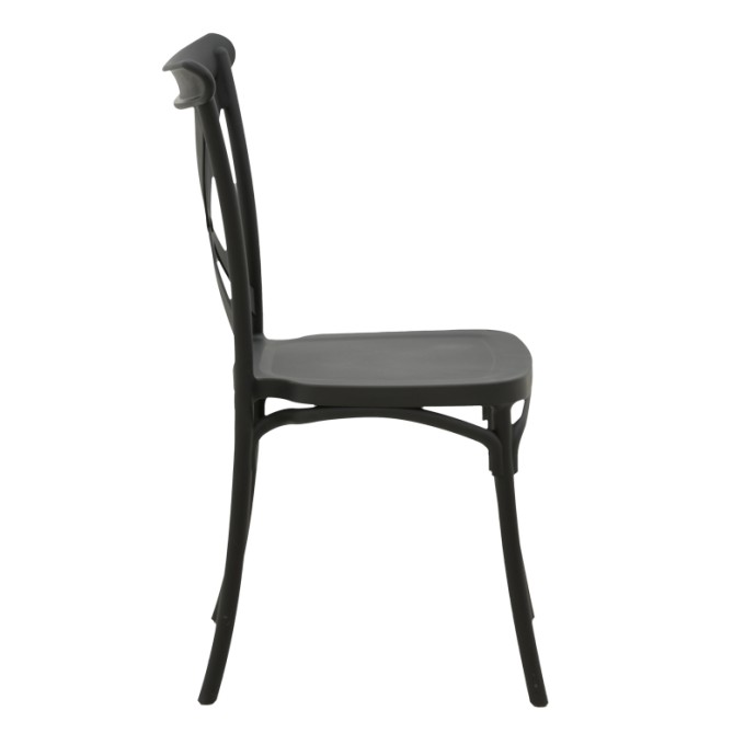 CROSSIE ΚΑΡΕΚΛΑ PP 38X46.5X82ΕΚ ΑΝΘΡΑΚΙ 