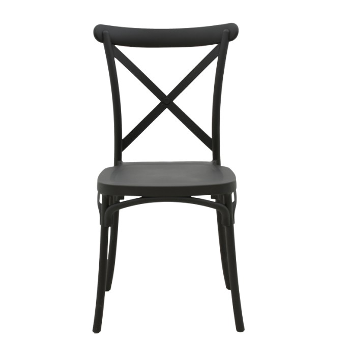 CROSSIE ΚΑΡΕΚΛΑ PP 38X46.5X82ΕΚ ΑΝΘΡΑΚΙ 