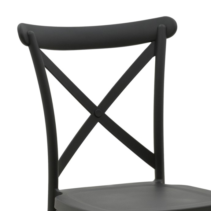 CROSSIE ΚΑΡΕΚΛΑ PP 38X46.5X82ΕΚ ΑΝΘΡΑΚΙ 