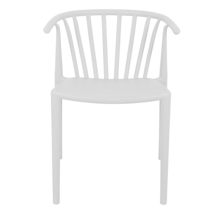ZELMA ΠΟΛΥΘΡΟΝΑ PP 55X53X73ΕΚ ΛΕΥΚΗ 