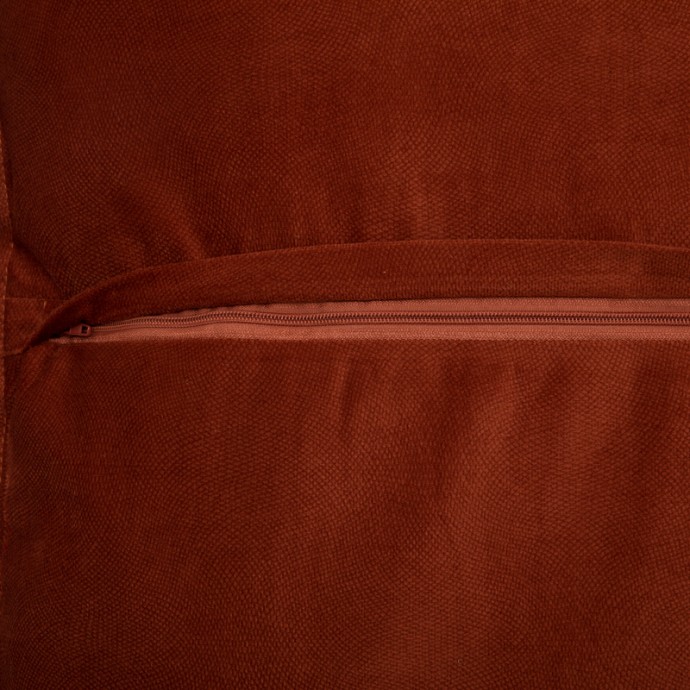 GLOBER ΜΑΞΙΛΑΡΙ ΔΙΑΚΟΣΜΗΤΙΚΟ 45X45ΕΚ ΥΦΑΣΜΑ TERRACOTTA
