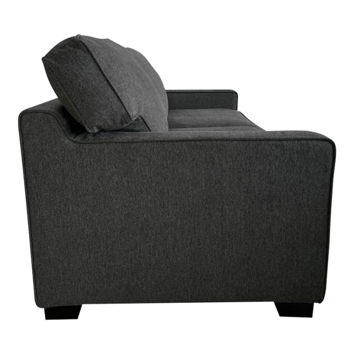 POLARIS ΚΑΝΑΠΕΣ-ΚΡΕΒΑΤΙ ΔΙΘΕΣΙΟΣ 181X91X83ΕΚ ΥΦΑΣΜΑ ΑΝΘΡΑΚΙ 