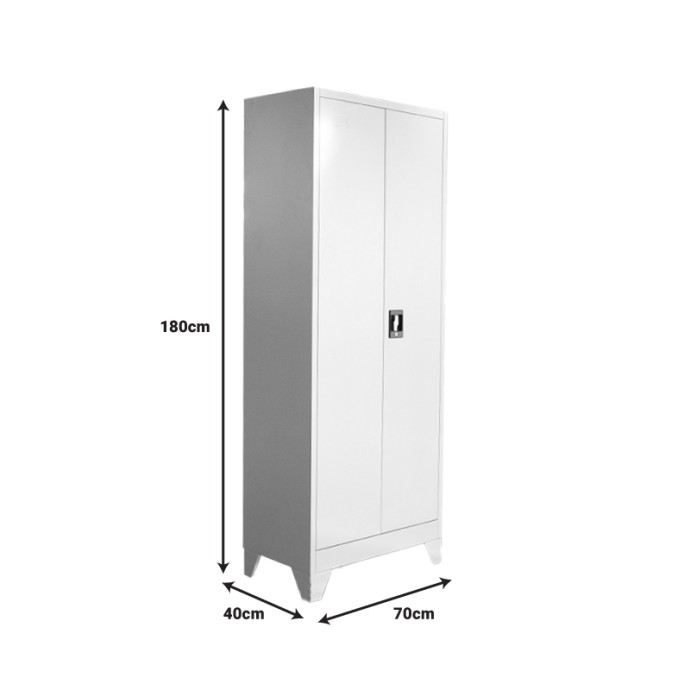 UGREN I ΜΕΤΑΛΛΙΚΗ ΝΤΟΥΛΑΠΑ 70X40X180ΕΚ ΑΝΟΙΧΤΟ ΓΚΡΙ 
