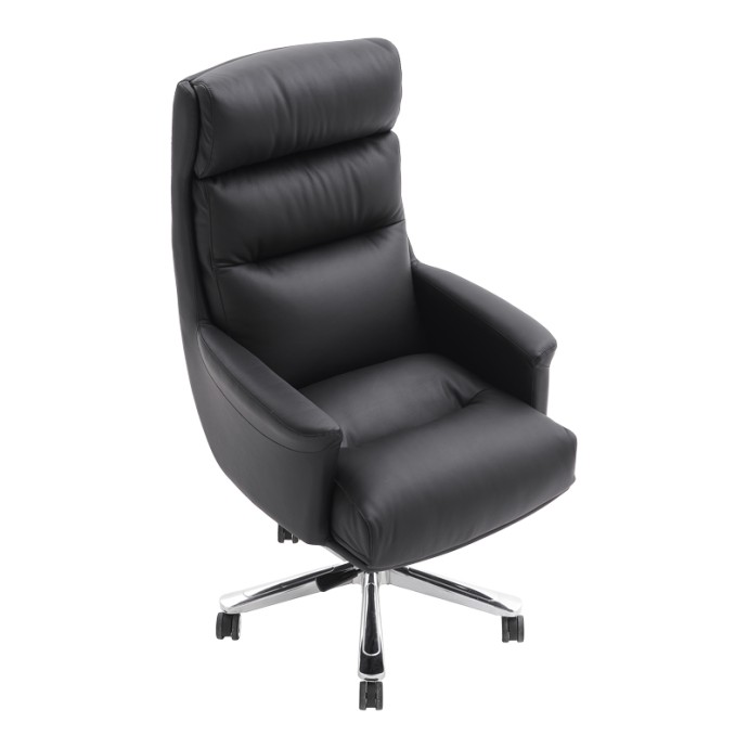 NAGAL ΚΑΡΕΚΛΑ ΓΡΑΦΕΙΟΥ ΔΙΕΥΘΥΝΤΗ  71X73X117-123ΕΚ PU ΜΑΥΡΗ 