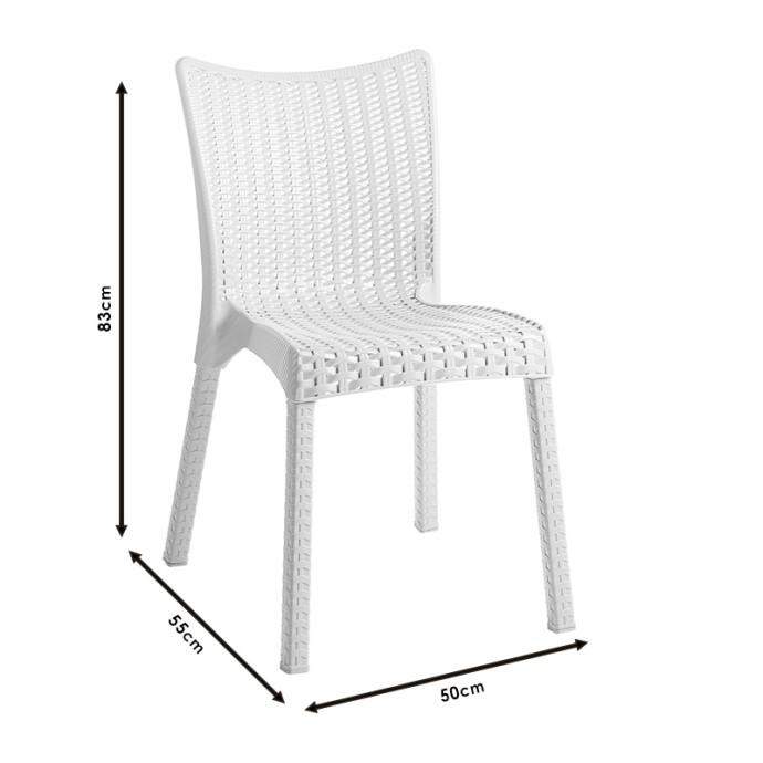 CONFIDENT ΚΑΡΕΚΛΑ 50x55x83εκ PP CAPPUCINO