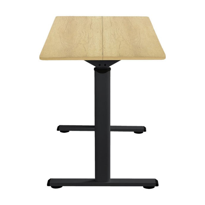 KARLA ΓΡΑΦΕΙΟ ΕΡΓΑΣΙΑΣ ΜΕ ΡΥΘΜΙΖΟΜΕΝΟ ΥΨΟΣ 1120x60x72/115εκ SONOMA-ΜΑΥΡΟ 