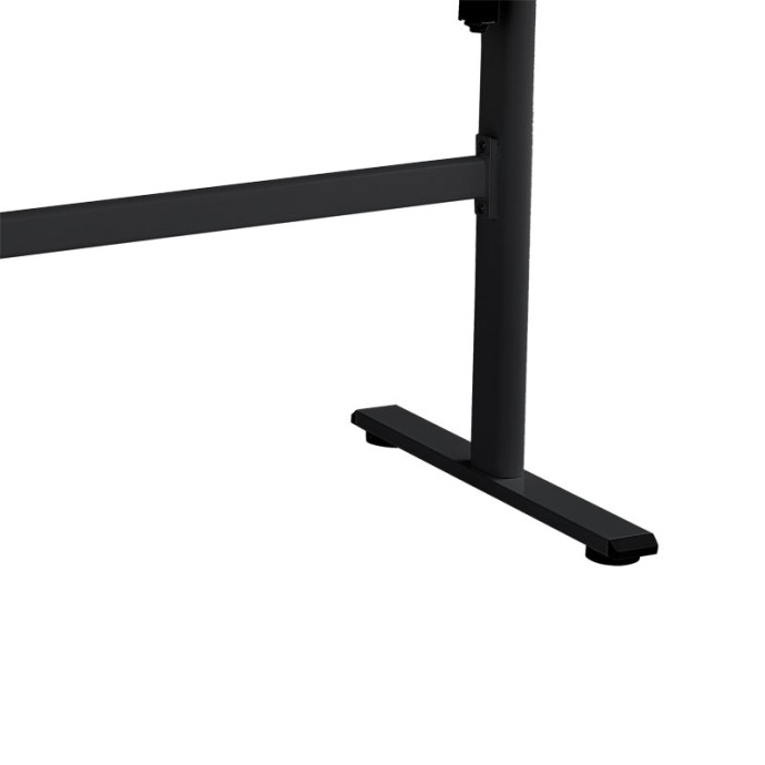 KARLA ΓΡΑΦΕΙΟ ΕΡΓΑΣΙΑΣ ΜΕ ΡΥΘΜΙΖΟΜΕΝΟ ΥΨΟΣ 1120x60x72/115εκ SONOMA-ΜΑΥΡΟ 