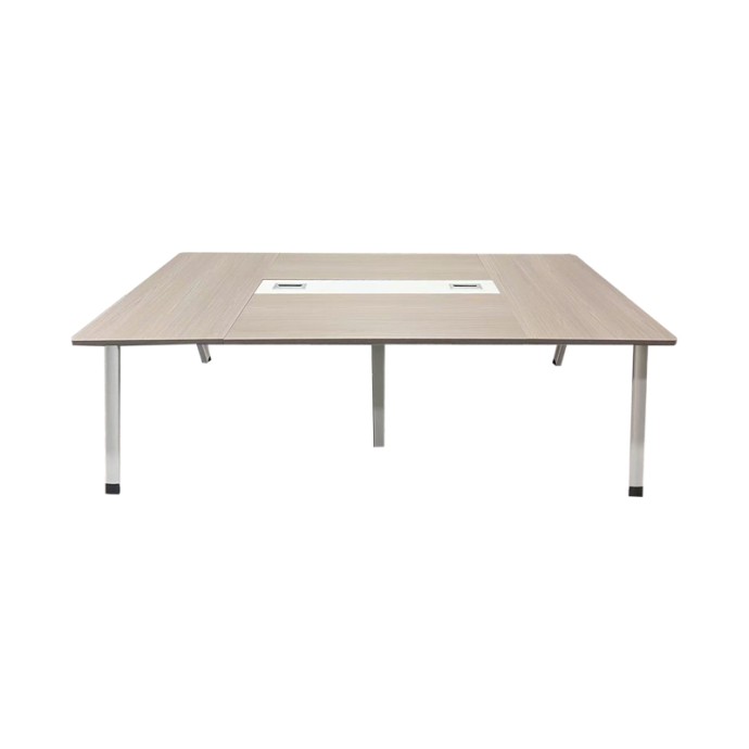 ARMADI ΤΡΑΠΕΖΙ ΣΥΝΕΔΡΙΑΣΕΩΝ 200X120X75ΕΚ ΓΚΡΙ-ΛΕΥΚΟ 