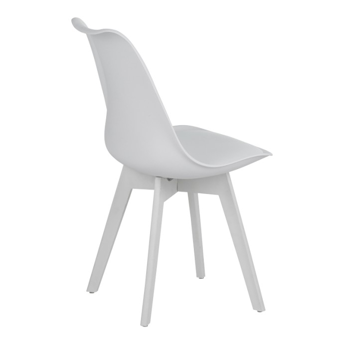 ΚΑΡΕΚΛΑ GASTON I 53.5X48.5X81,5ΕΚ PP-PU ΛΕΥΚΗ 