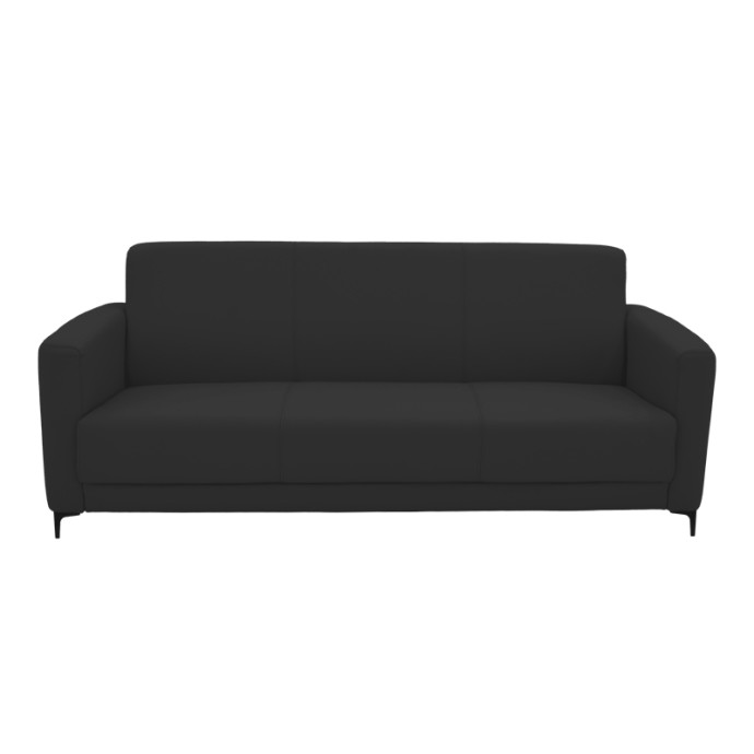 SIDICA ΤΡΙΘΕΣΙΟΣ ΚΑΝΑΠΕΣ 185X78X83ΕΚ PU ΜΑΥΡΗ 