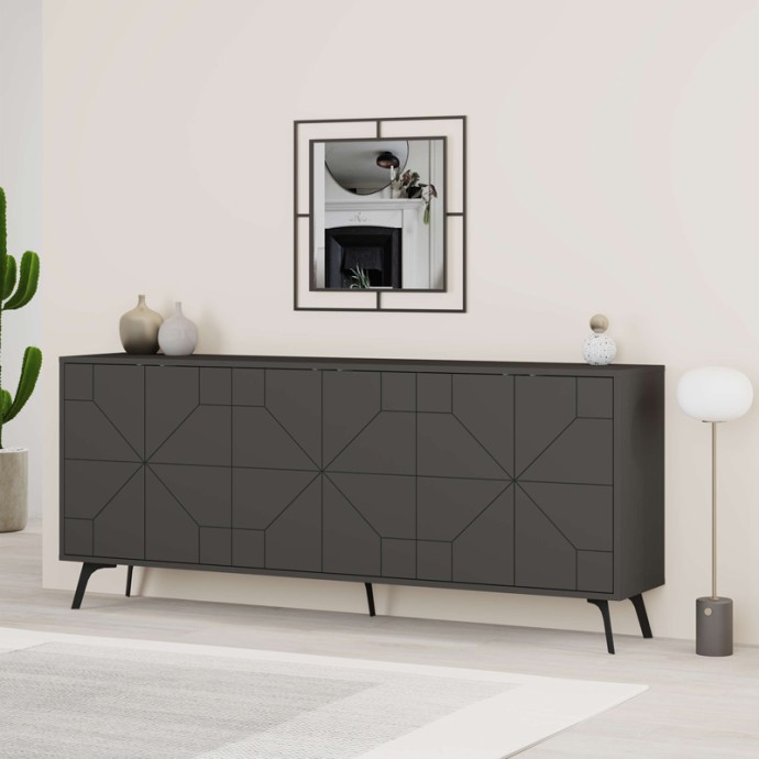 DUNE ΜΠΟΥΦΕΣ ΣΕ ΑΝΘΡΑΚΙ ΑΠΟΧΡΩΣΗ 181X35X77.4ΕΚ
