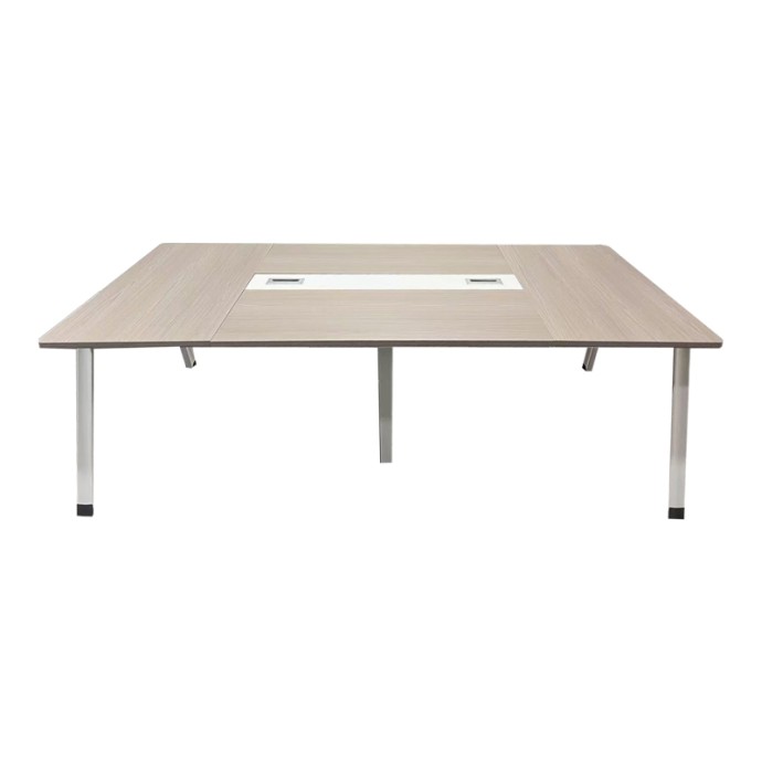 ARMADI ΤΡΑΠΕΖΙ ΣΥΝΕΔΡΙΑΣΕΩΝ 240X120X75ΕΚ ΓΚΡΙ-ΛΕΥΚΟ