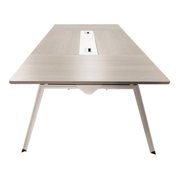 ARMADI ΤΡΑΠΕΖΙ ΣΥΝΕΔΡΙΑΣΕΩΝ 240X120X75ΕΚ ΓΚΡΙ-ΛΕΥΚΟ